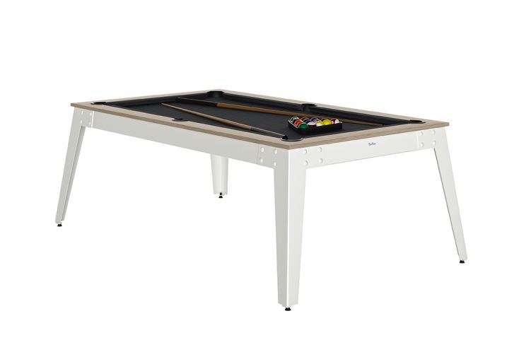 Billard Steel blanc et oslo René Pierre