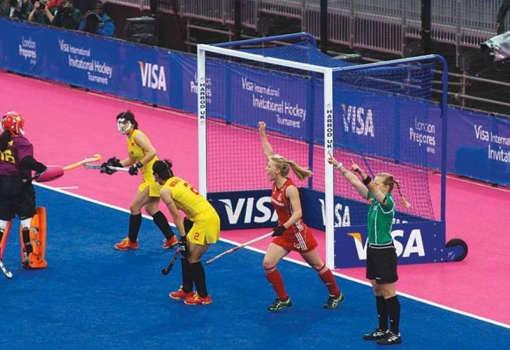 But de hockey sur gazon auto-lesté London 2012 Harrod