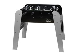 Babyfoot duo René Pierre en bois noir et gris 90 cm